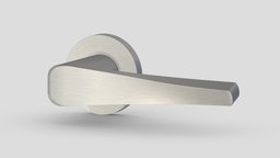 Eurospec Shaped Stainless Steel Door Handle