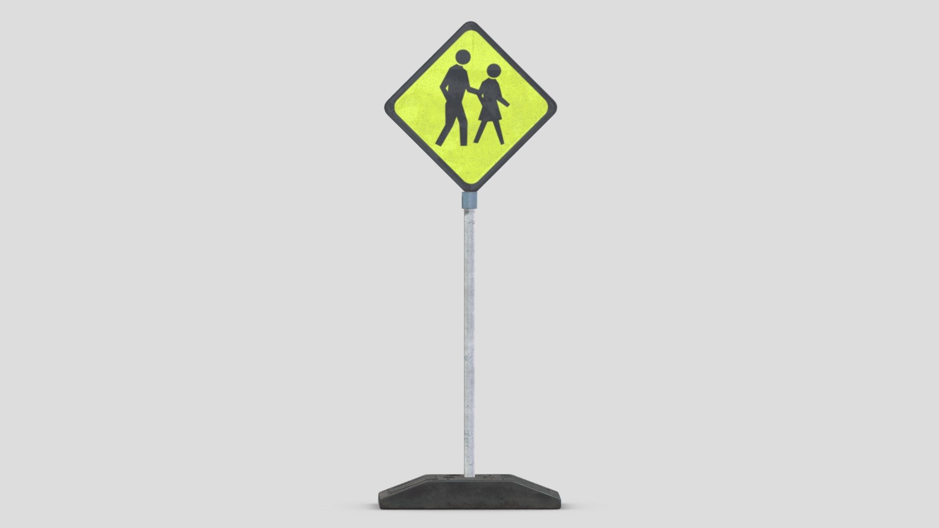 Street Sign 05 3d model