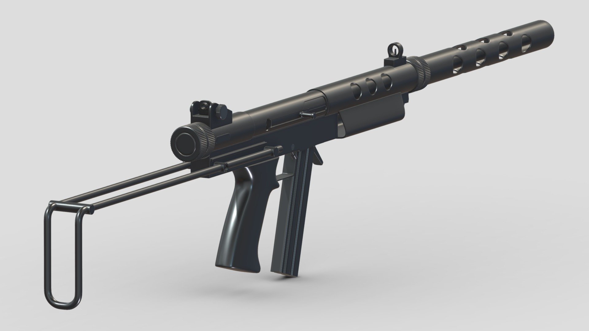 Feather Industries AT-22 Carbine High-poly 3d model