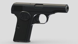 FN Model 1910 High-poly