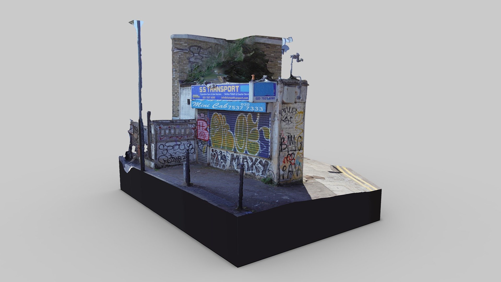 Mini Cab Office 3d model