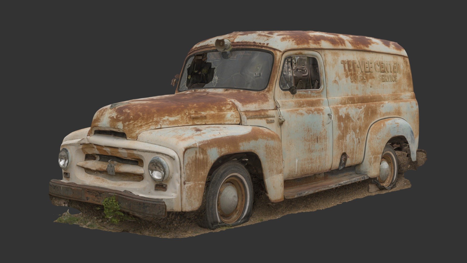 International-Harvester Van (Nelson, NV) 3d model