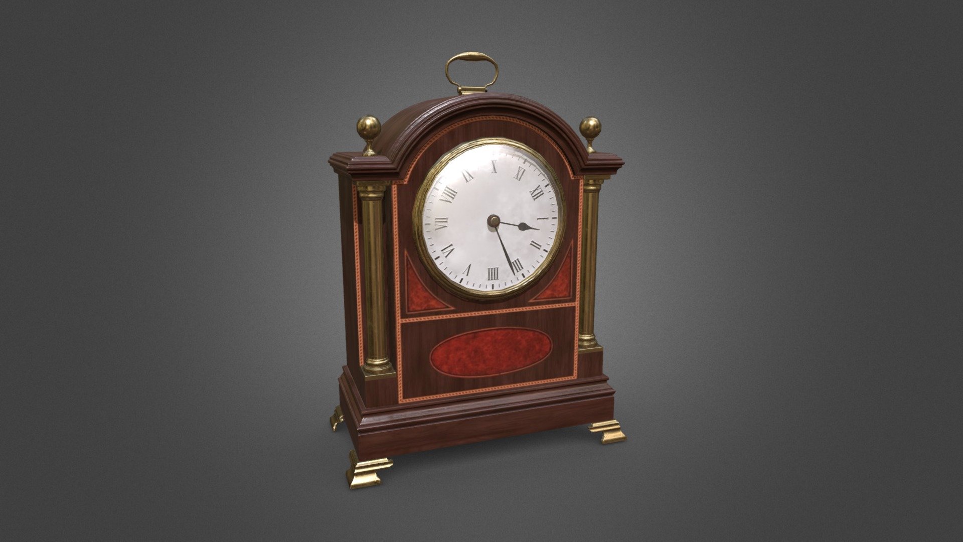 Antique Clock 3d model