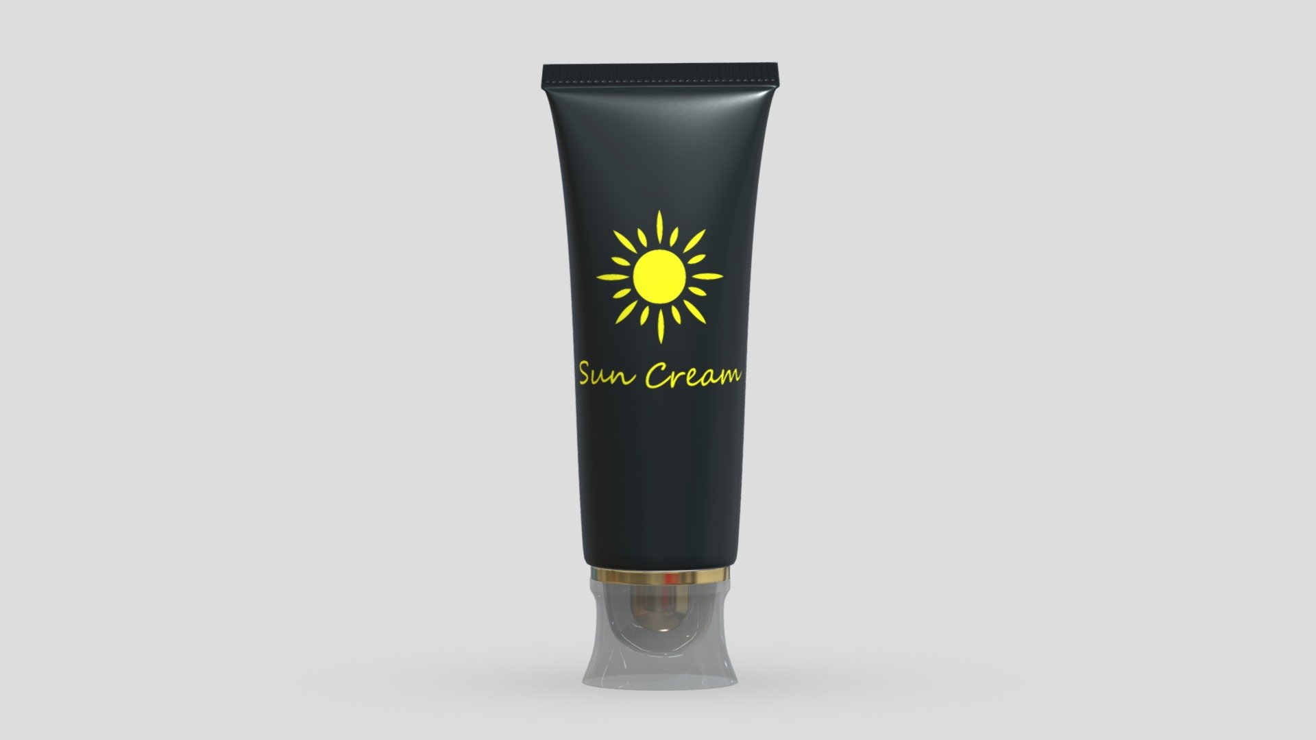 Suncreen Lotion 3d model