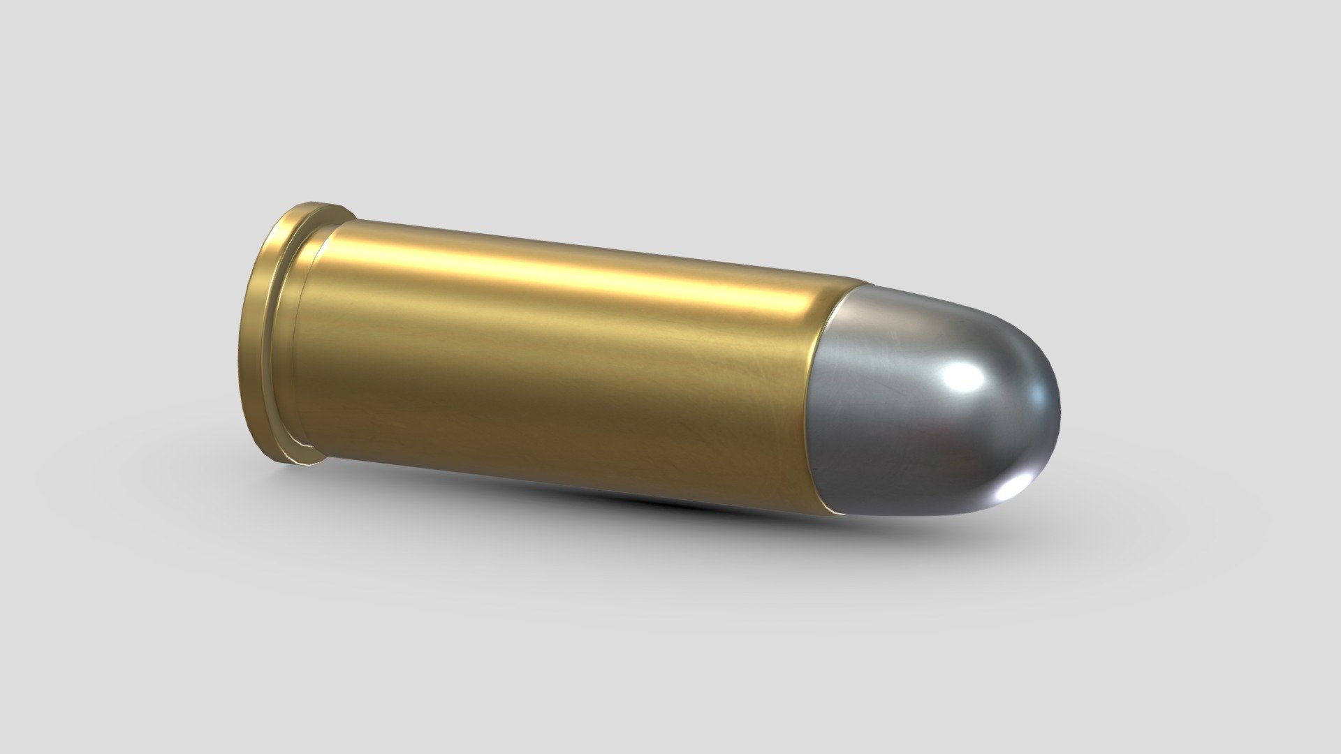 Bullet .44 SPECIAL 3d model