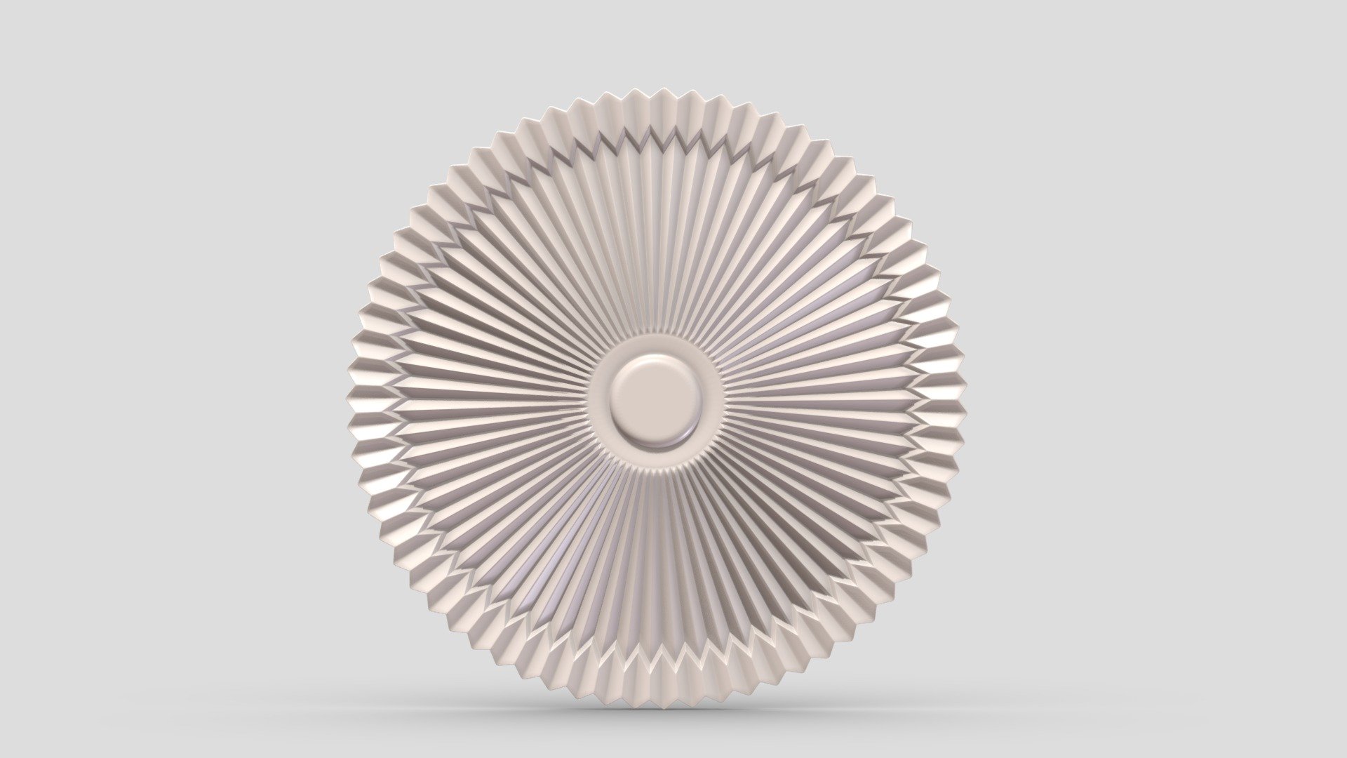 Classic Ceiling Medallion 08 3d model