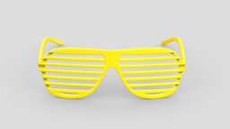 Shutter Glasses Yellow