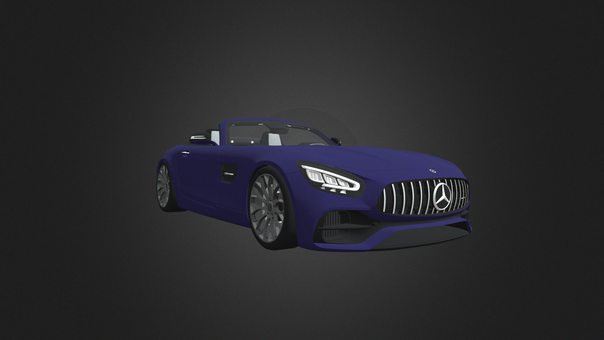 2020 Mercedes-AMG GTS Roadster HQ Interior 3d model