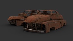 Derelict Dieselpunk Car