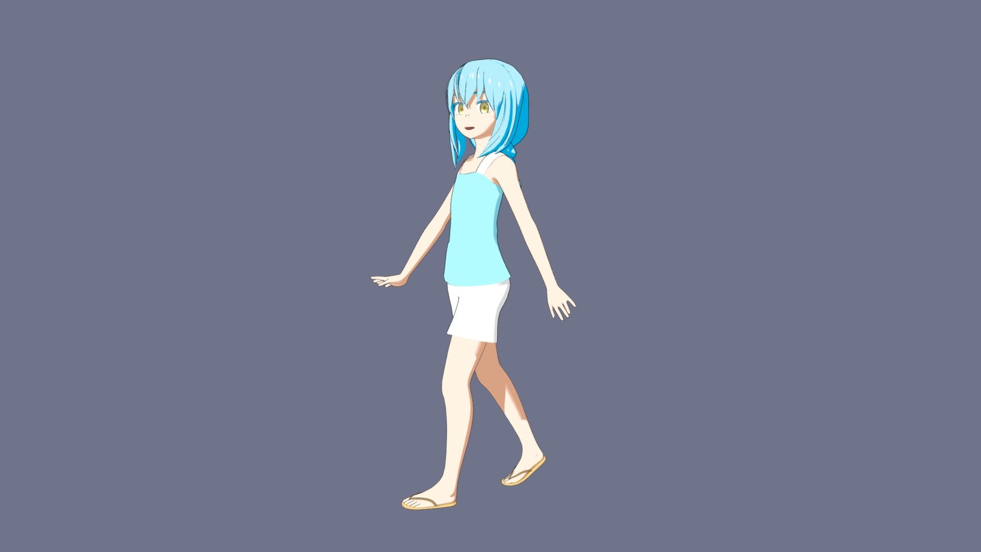 tensura nikki Rimuru 3d model