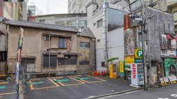 Asakusa old Corner Parking, Tokyo