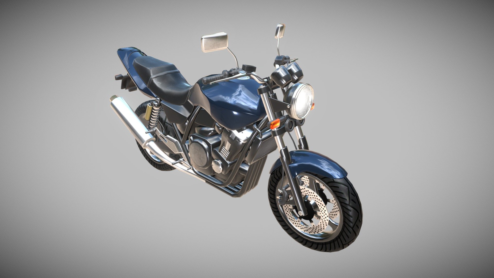 Honda CB400 3d model