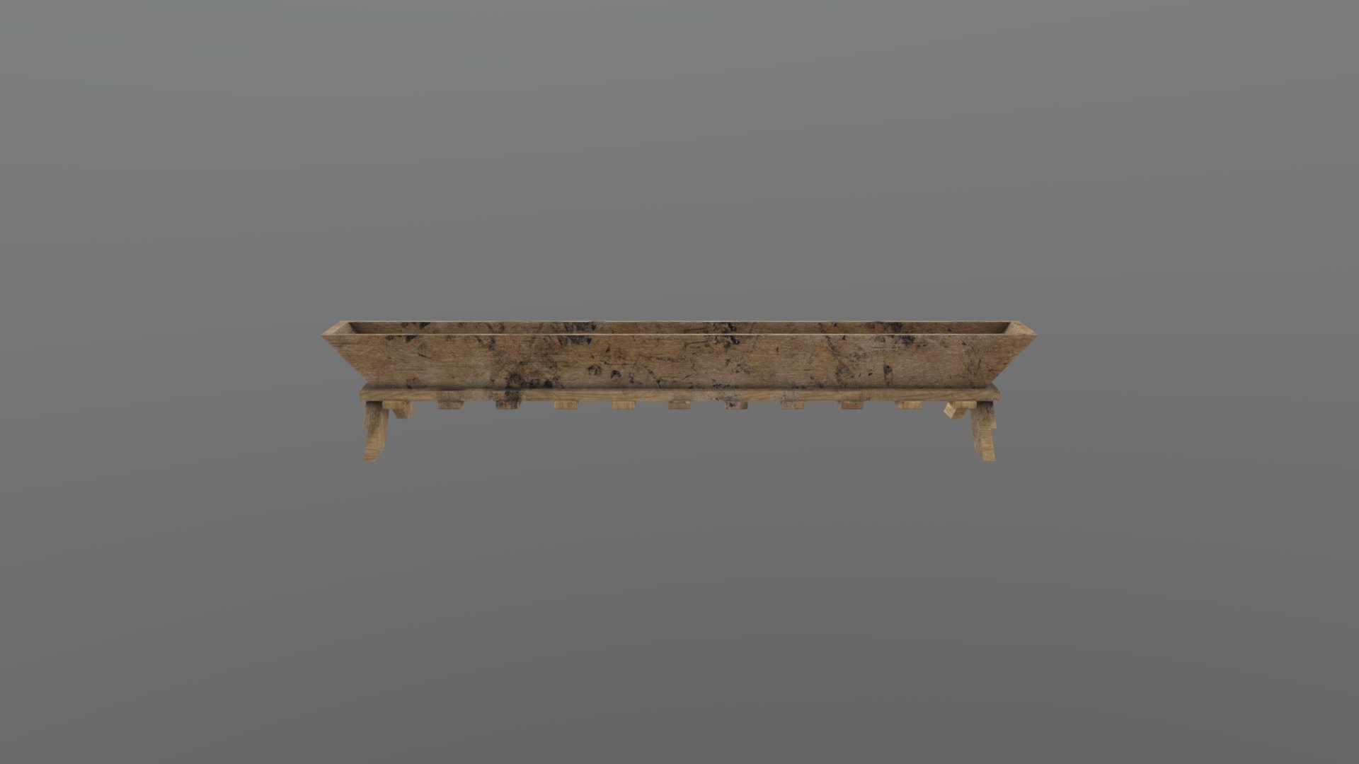 Horse Trough 3d model