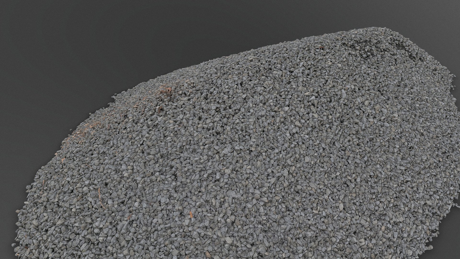 Gray paving gravel 3d model