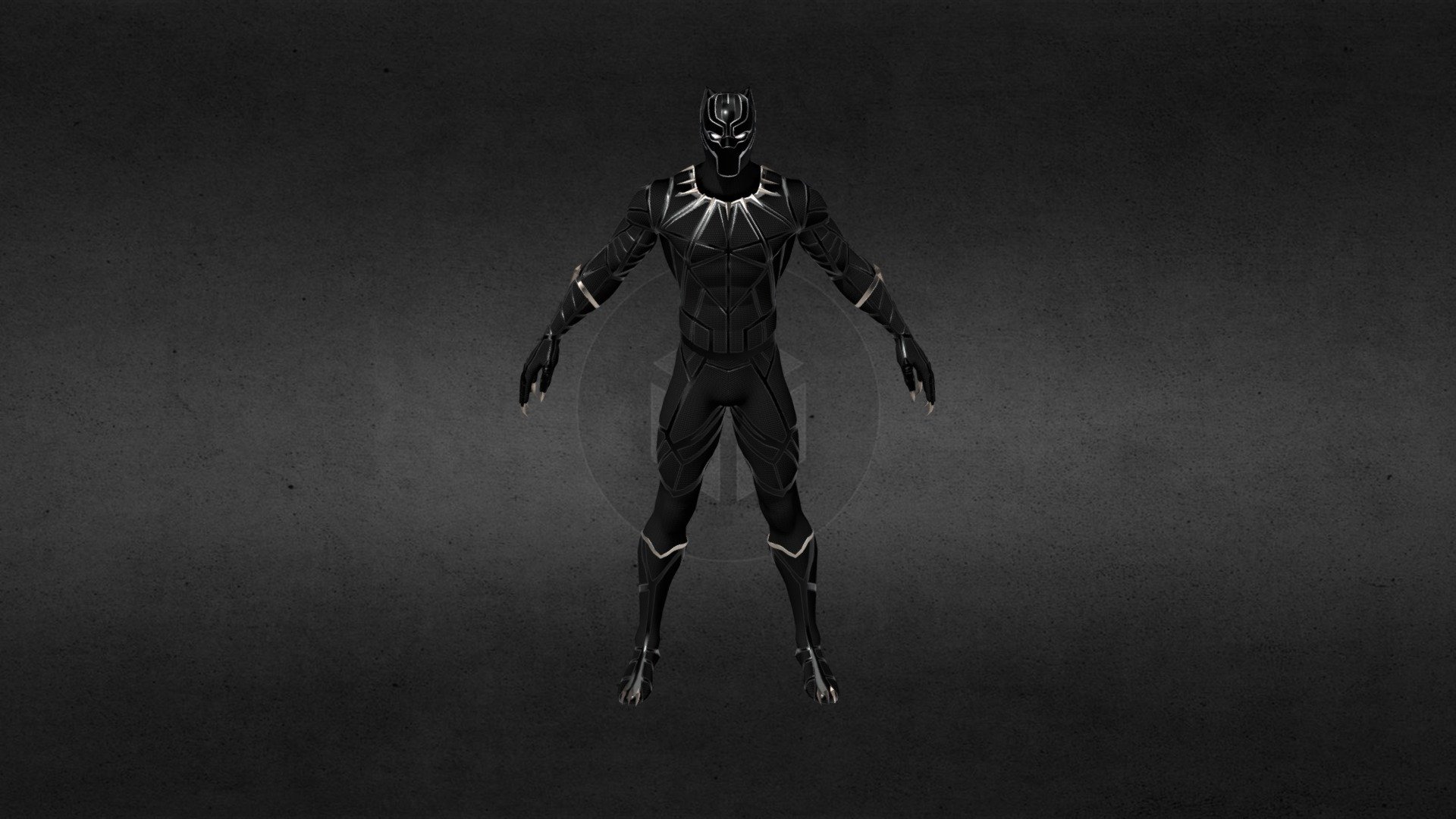 Black Panther 3d model