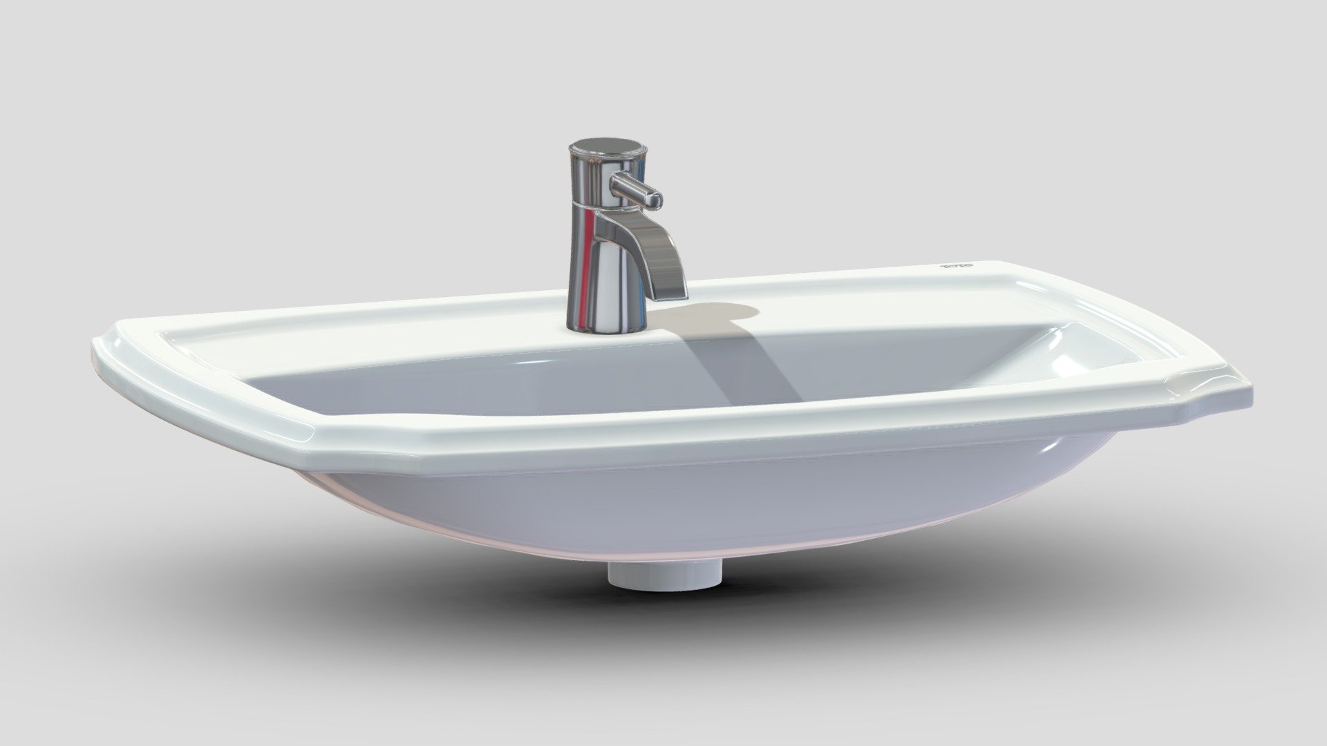 TOTO Guinevere Self-Rimming Lavatory 3d model