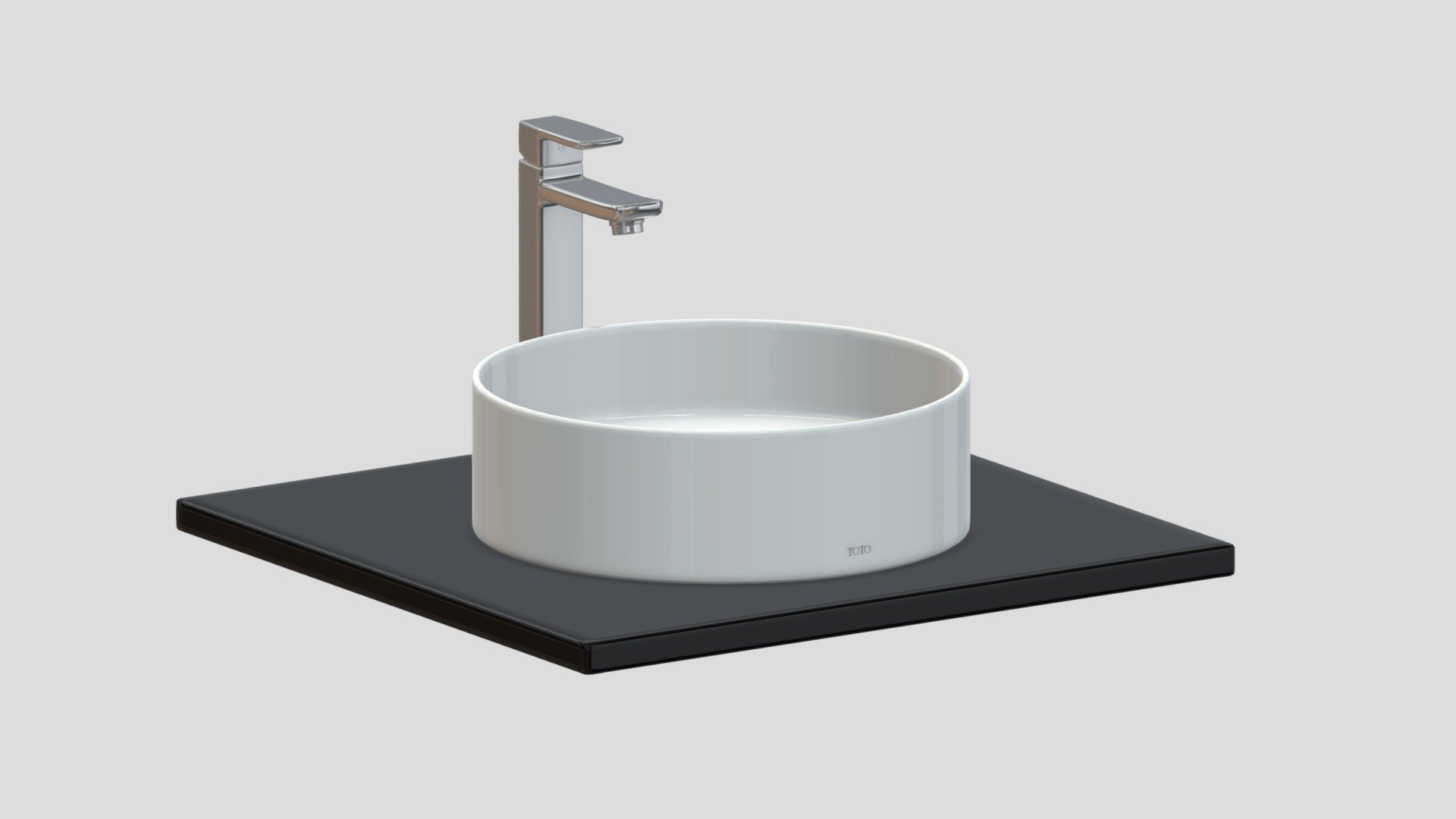 TOTO ARVINA Round Vessel Lavatory 3d model