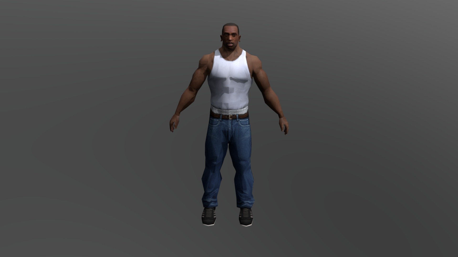 Cj Gta 3d model