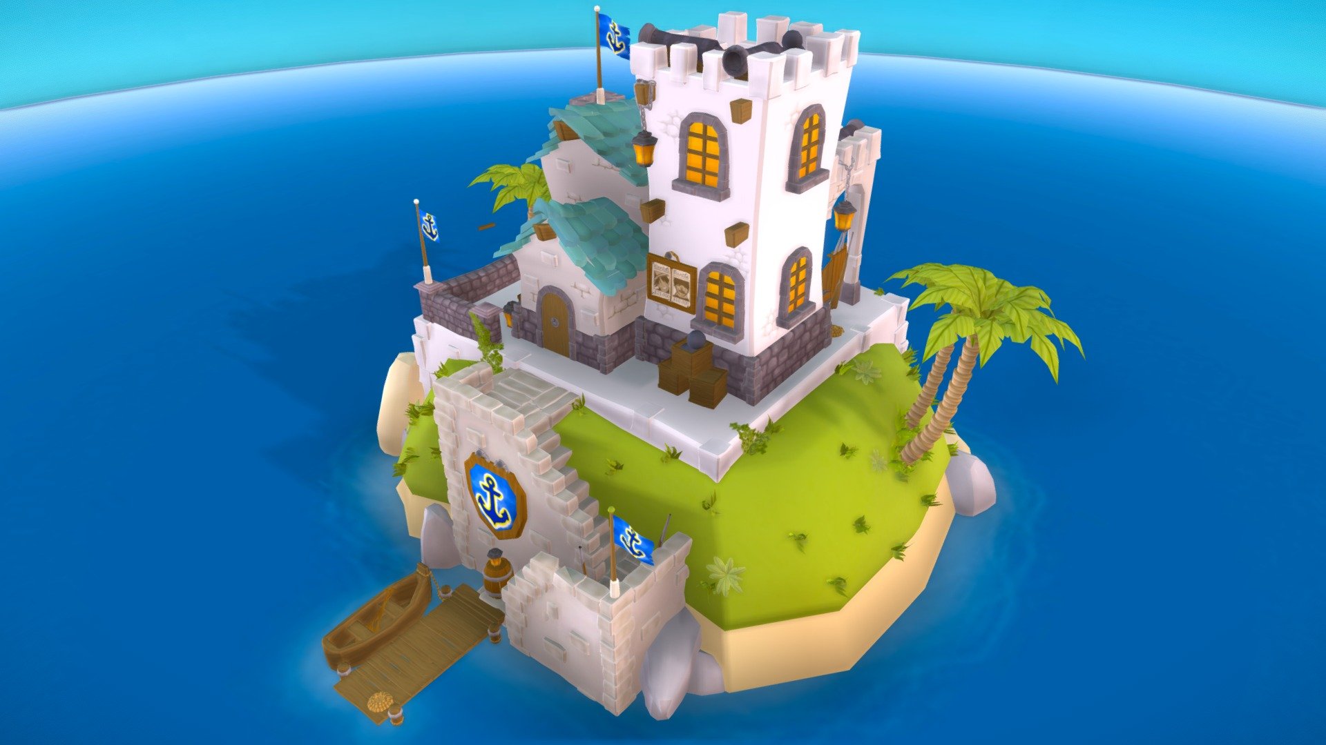 Battle of the Islands 3d model