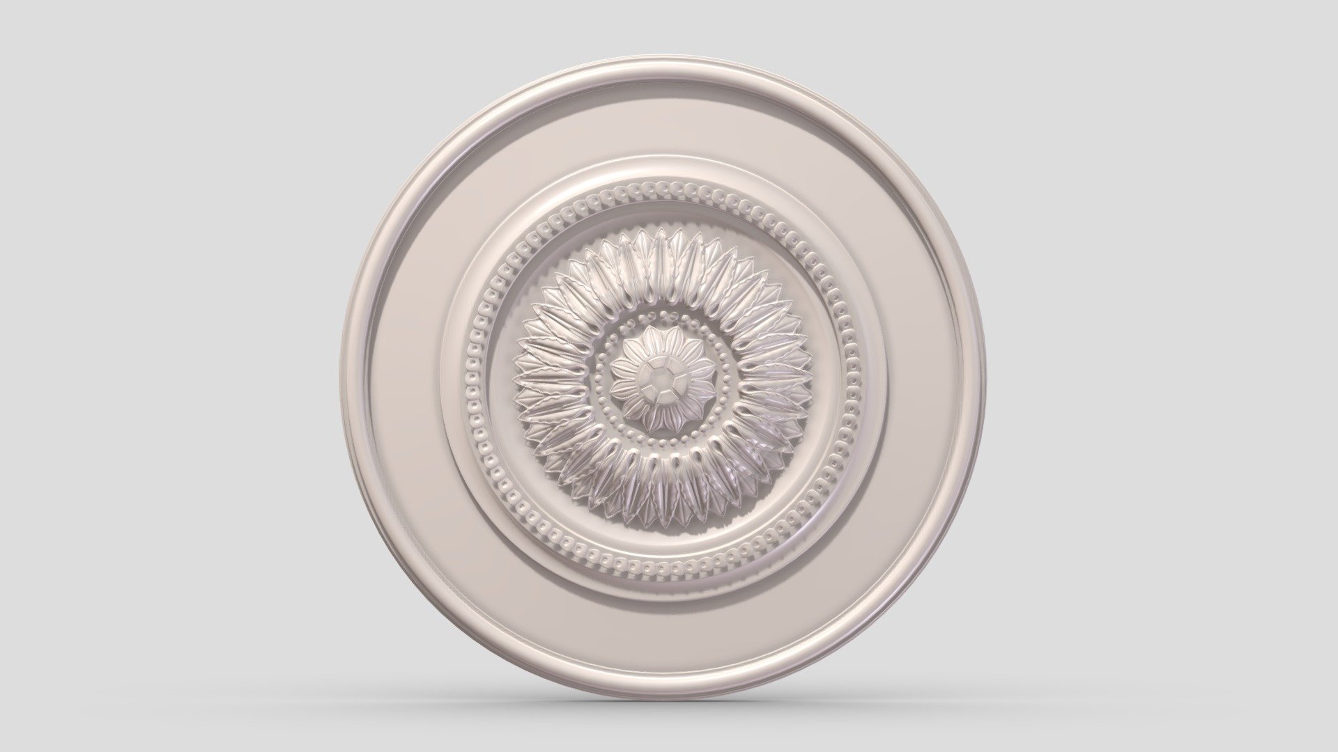 Classic Ceiling Medallion 44 3d model