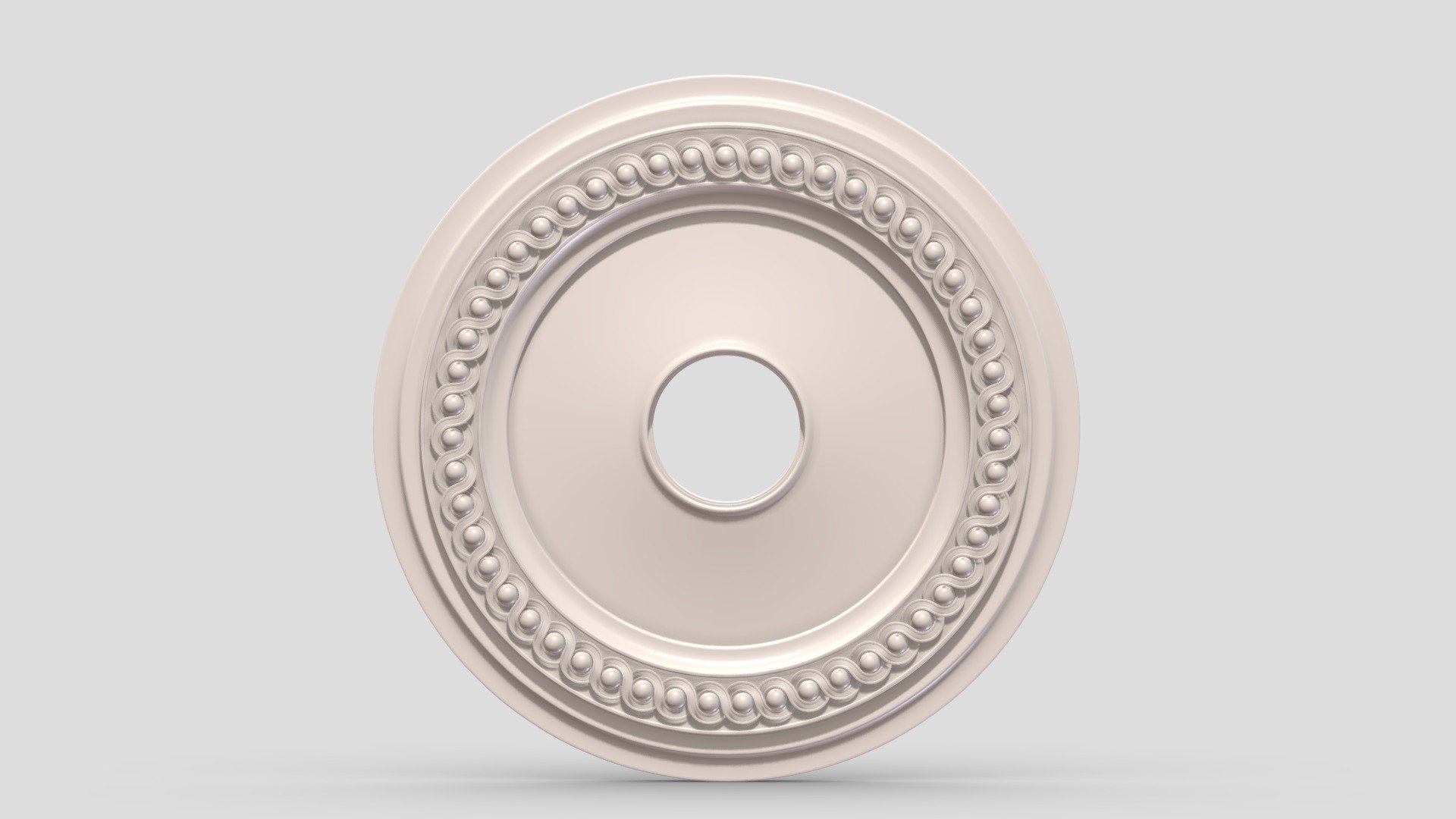 Classic Ceiling Medallion 23 3d model