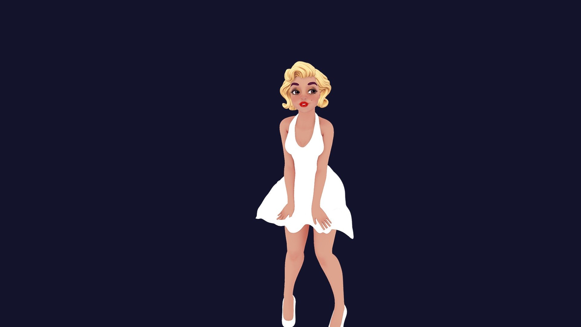 Marylin 3d model