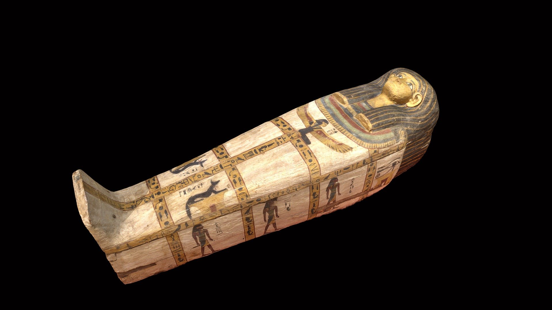 Anthropoid Coffin of Noub 3d model