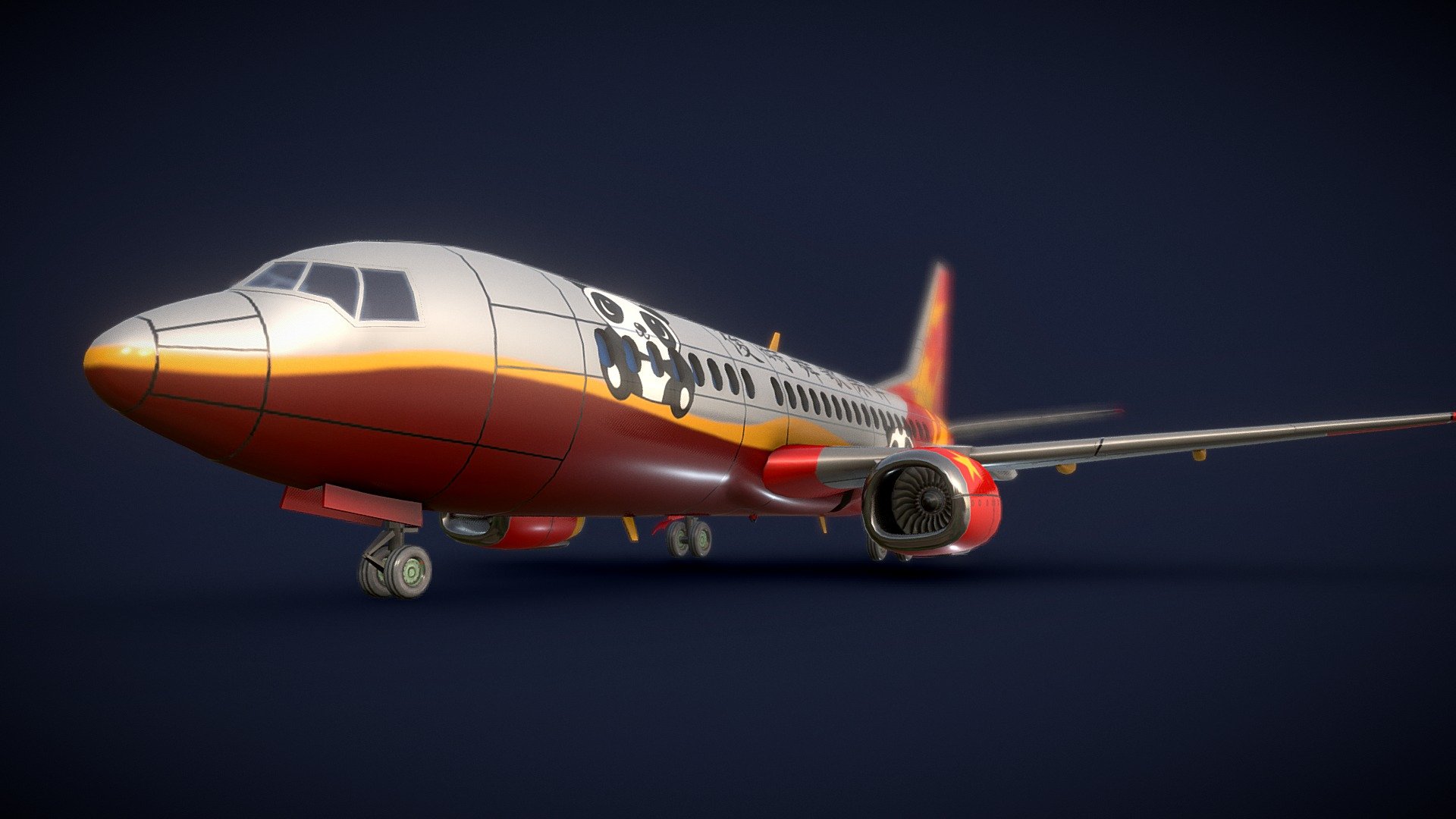 Boeing 737 3d model