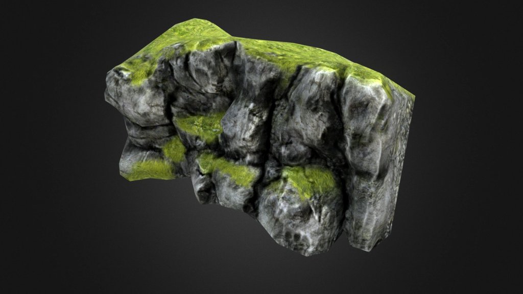 Generic Cliff 1_Mobile [RHE] 3d model