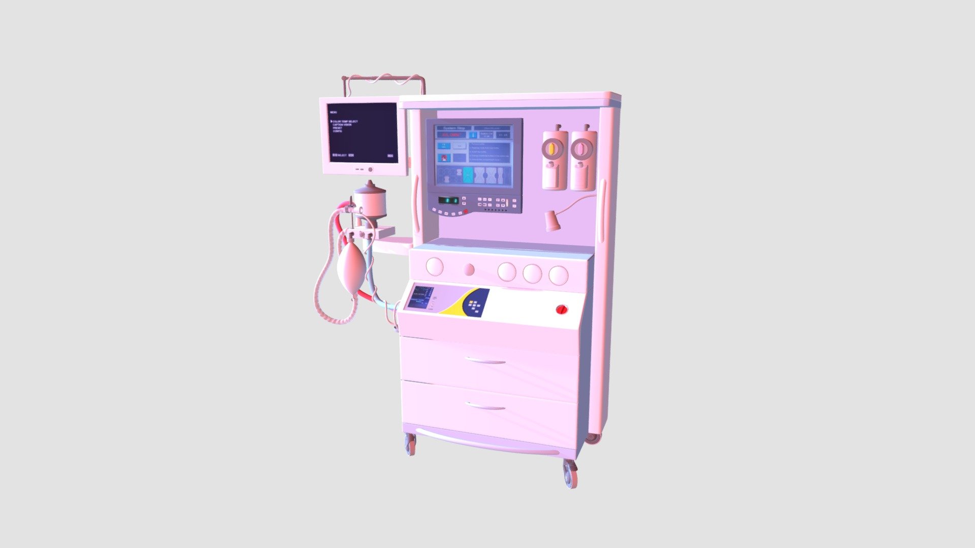 hospital equipment 3d model