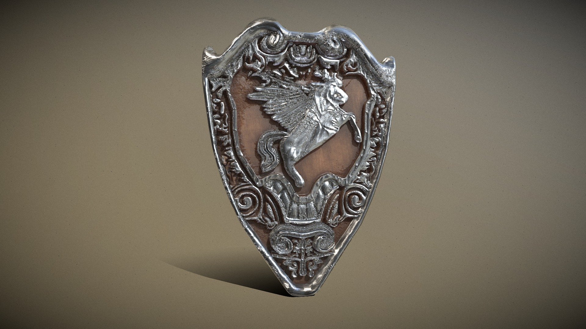 Ancient Shield 3d model