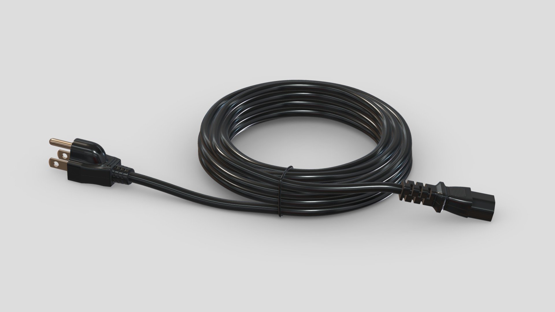 Power Cord 450cm 3d model