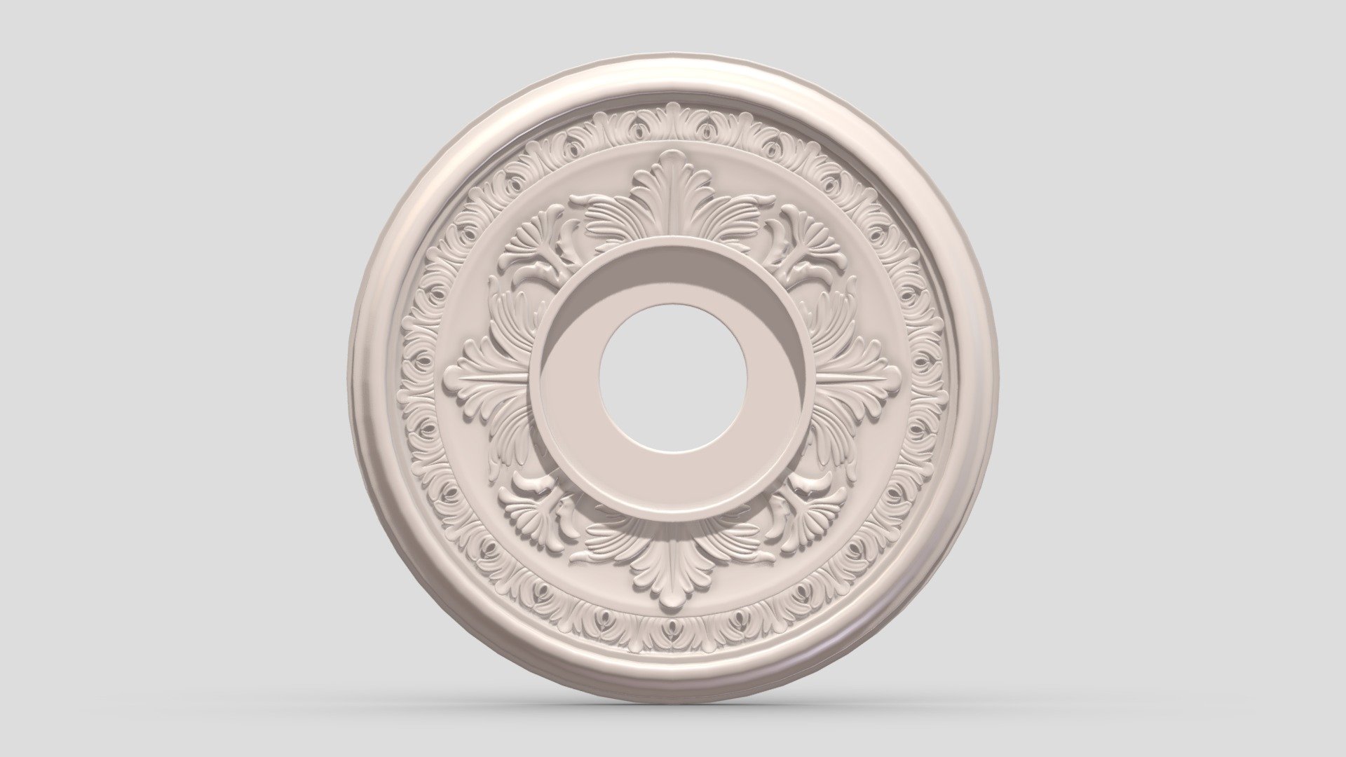 Classic Ceiling Medallion 11 3d model