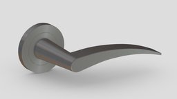 Eurospec Volantes Satin Steel Door Handle