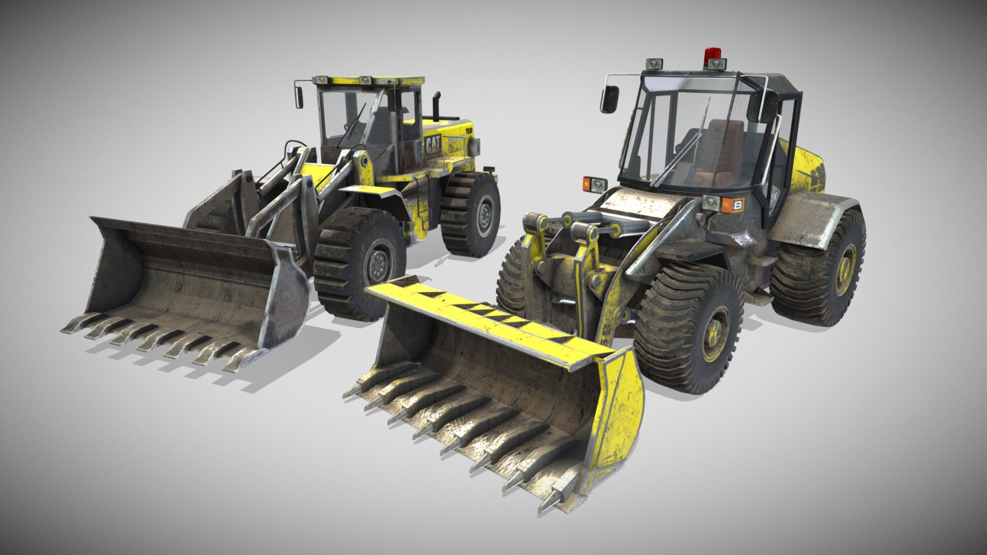 Caterpillar Double 3d model