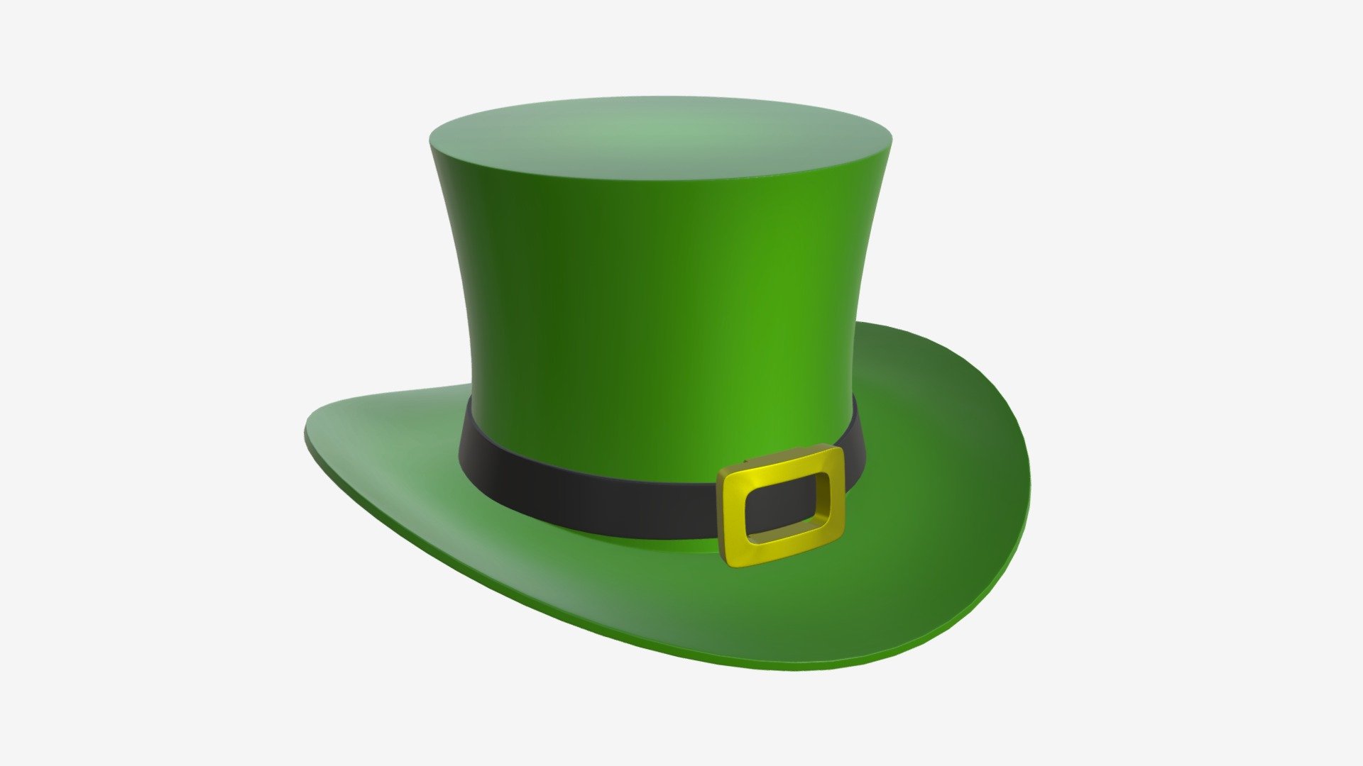 St. Patrick day hat 3d model