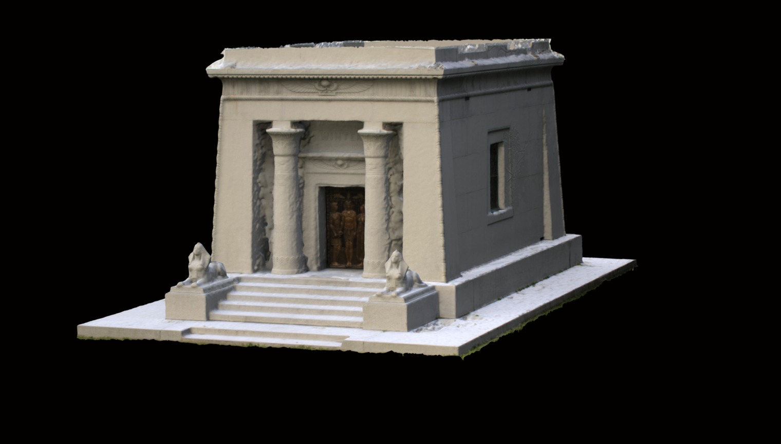 Winter Mausoleum, Allegheny Cemetery Pittsburgh 3d model