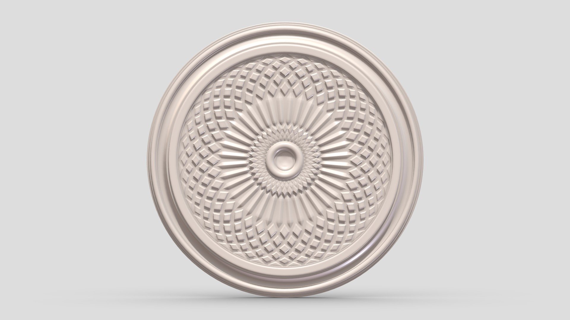 Classic Ceiling Medallion 56 3d model