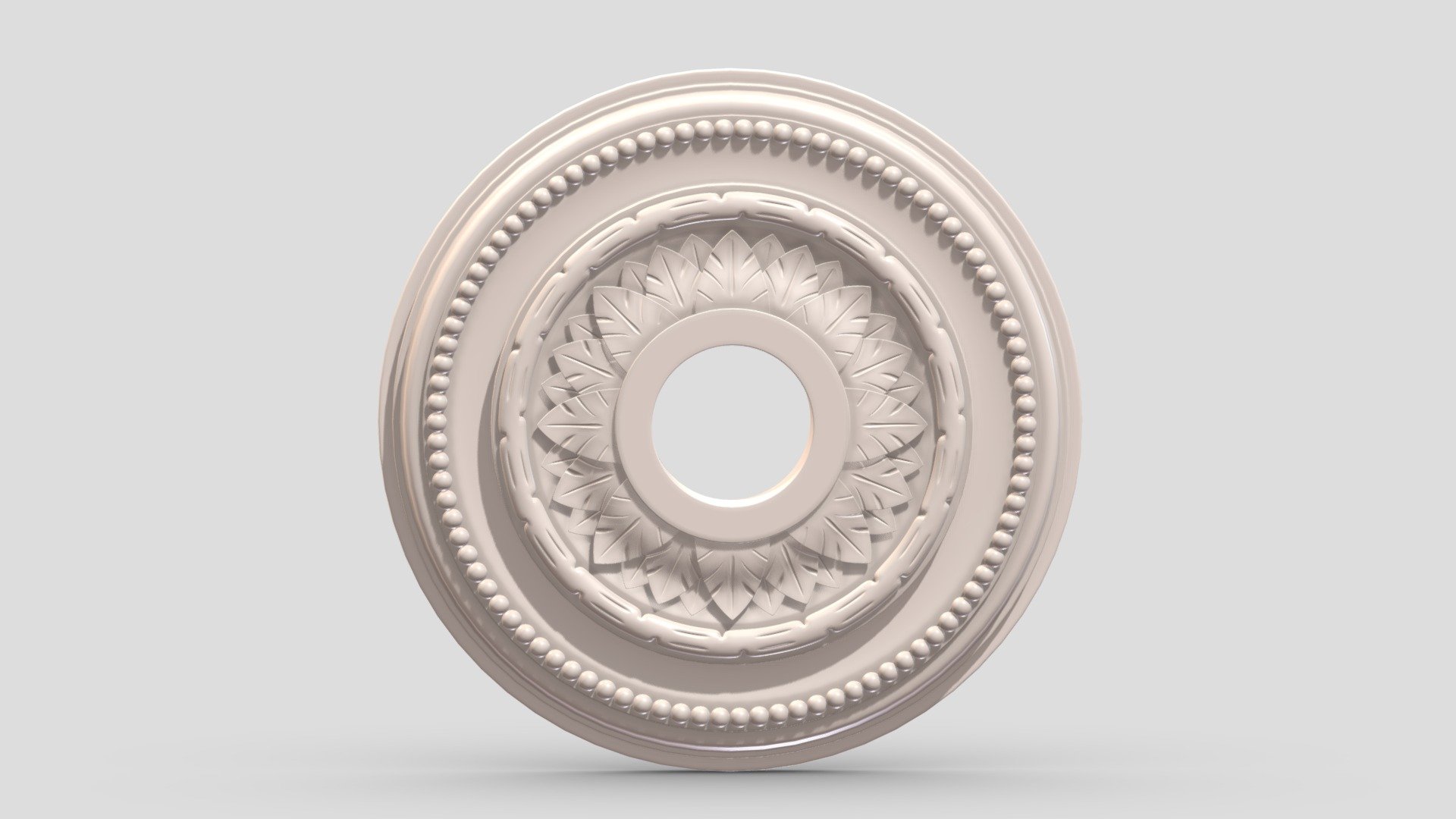 Classic Ceiling Medallion 26 3d model