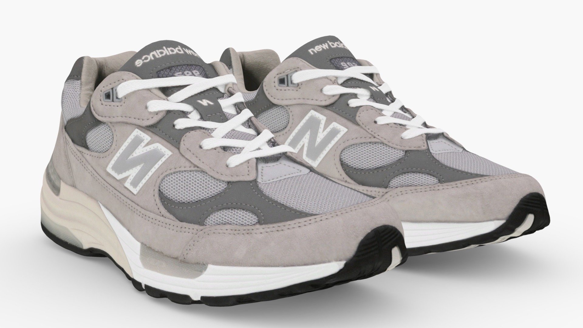 New Balance 992 Grey 3d model