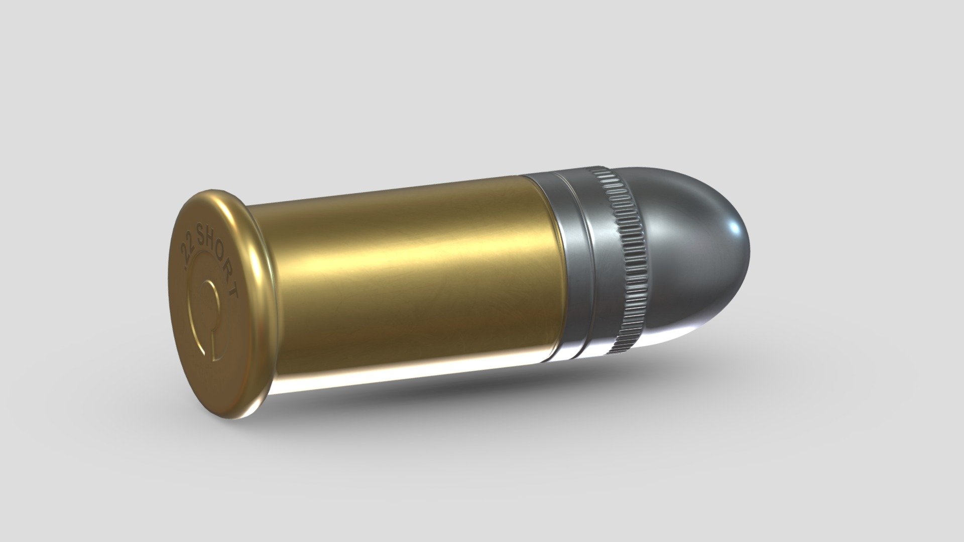 Bullet 22 Short 3d model