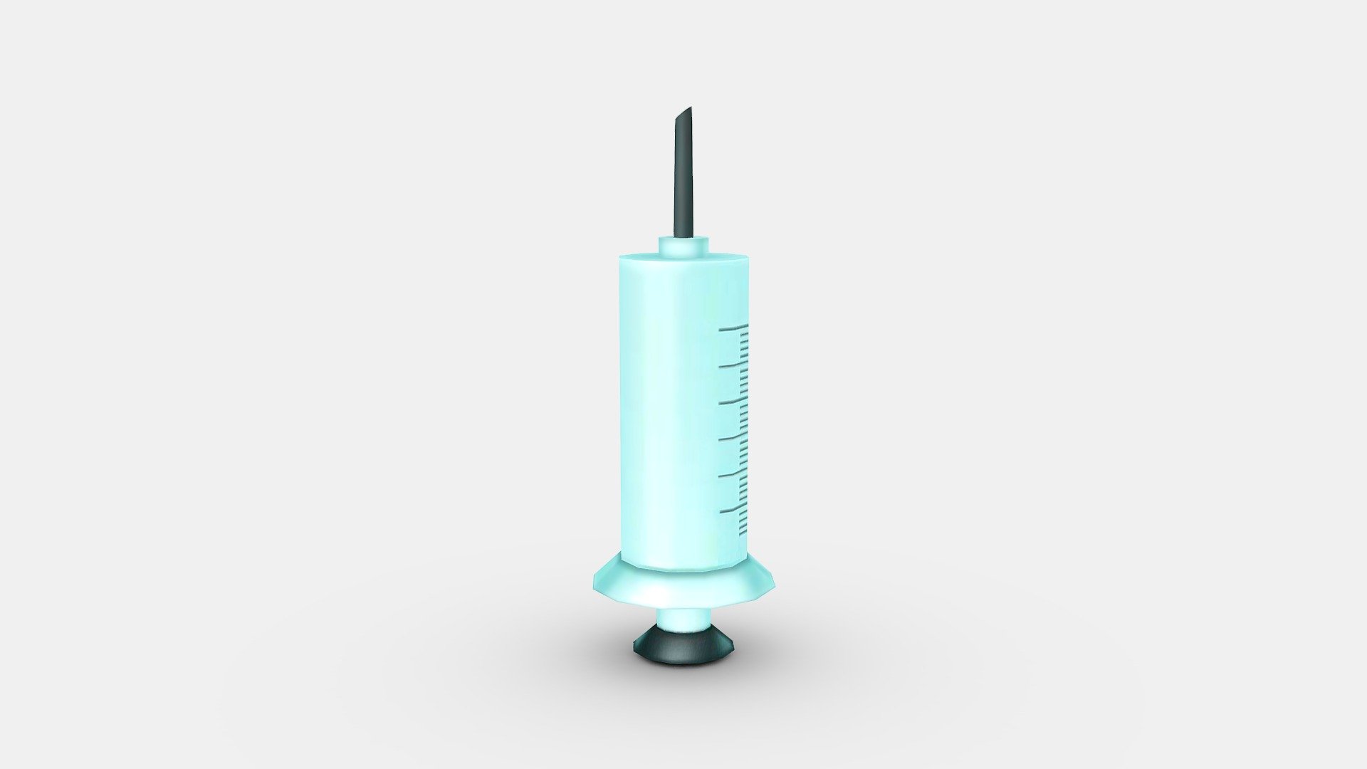 Cartoon syringe 3d model