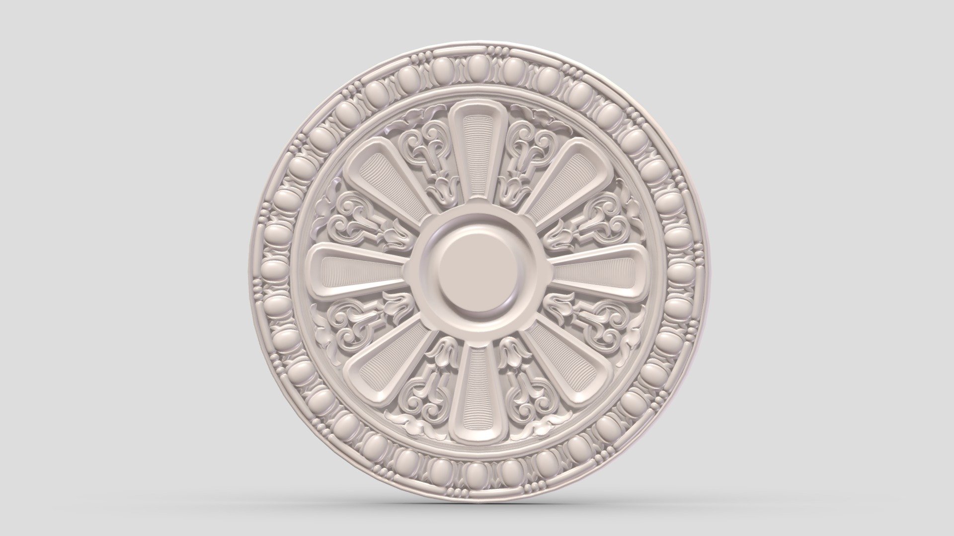 Classic Ceiling Medallion 62 3d model