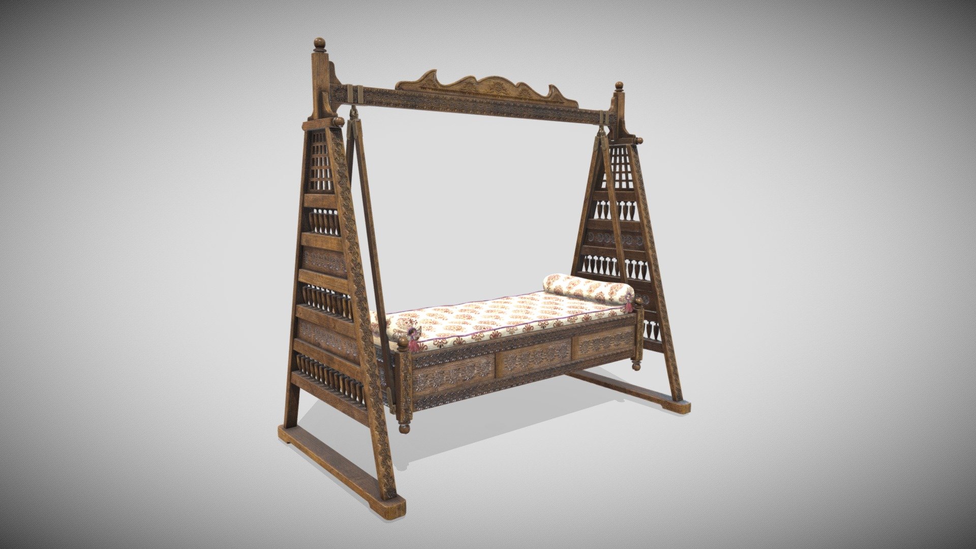 Classic Rajasthan Swing Alty 3d model