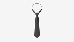 Classic necktie 03 black