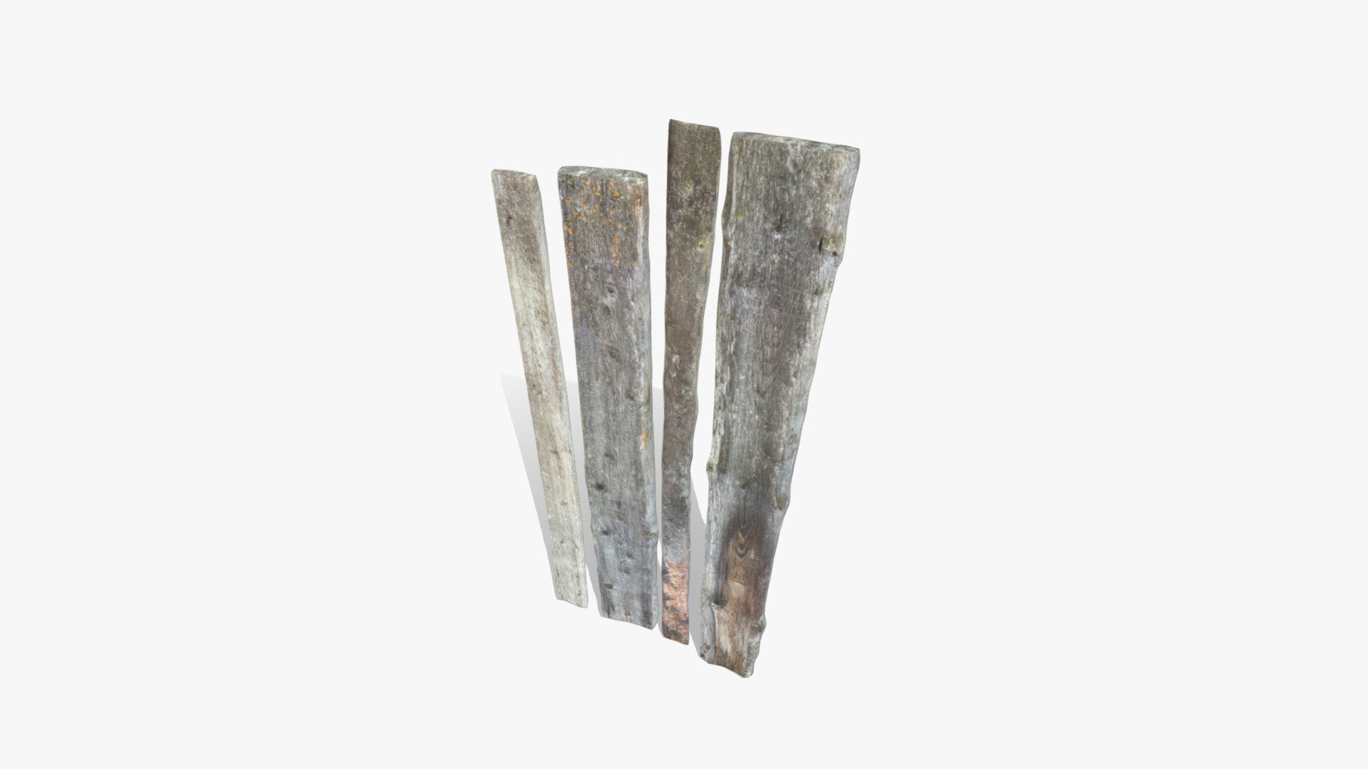 Planks Weathered 3d model