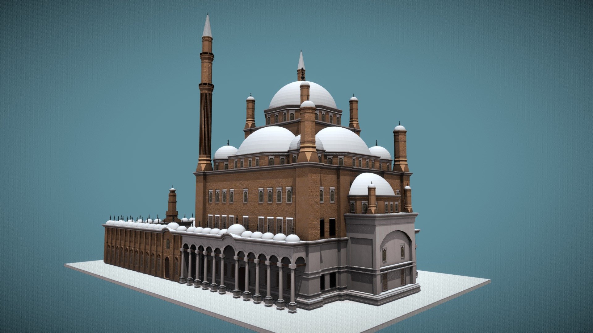 Muhammed Ali Mosque 3d model