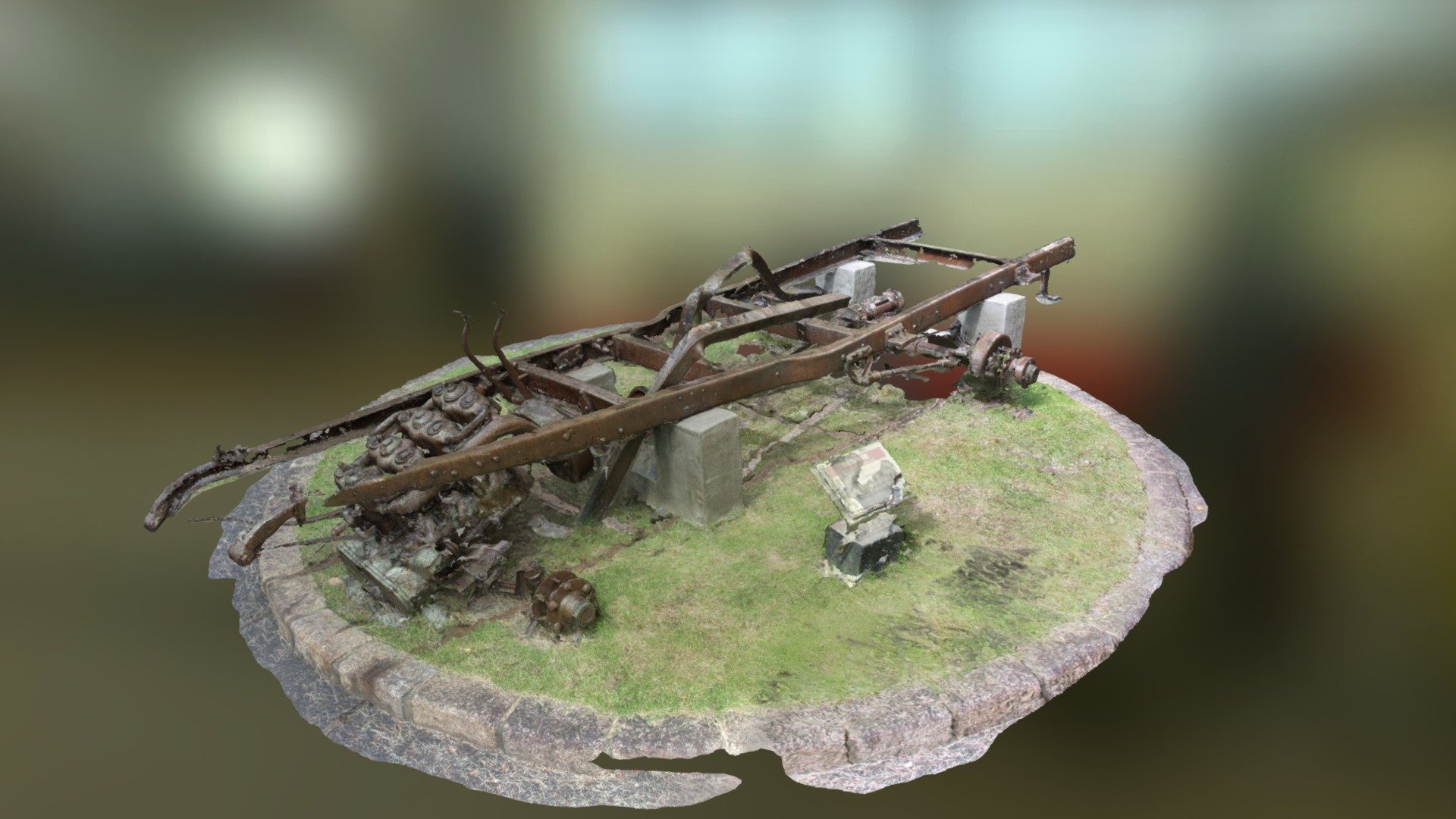 Wrecked Car 3d model