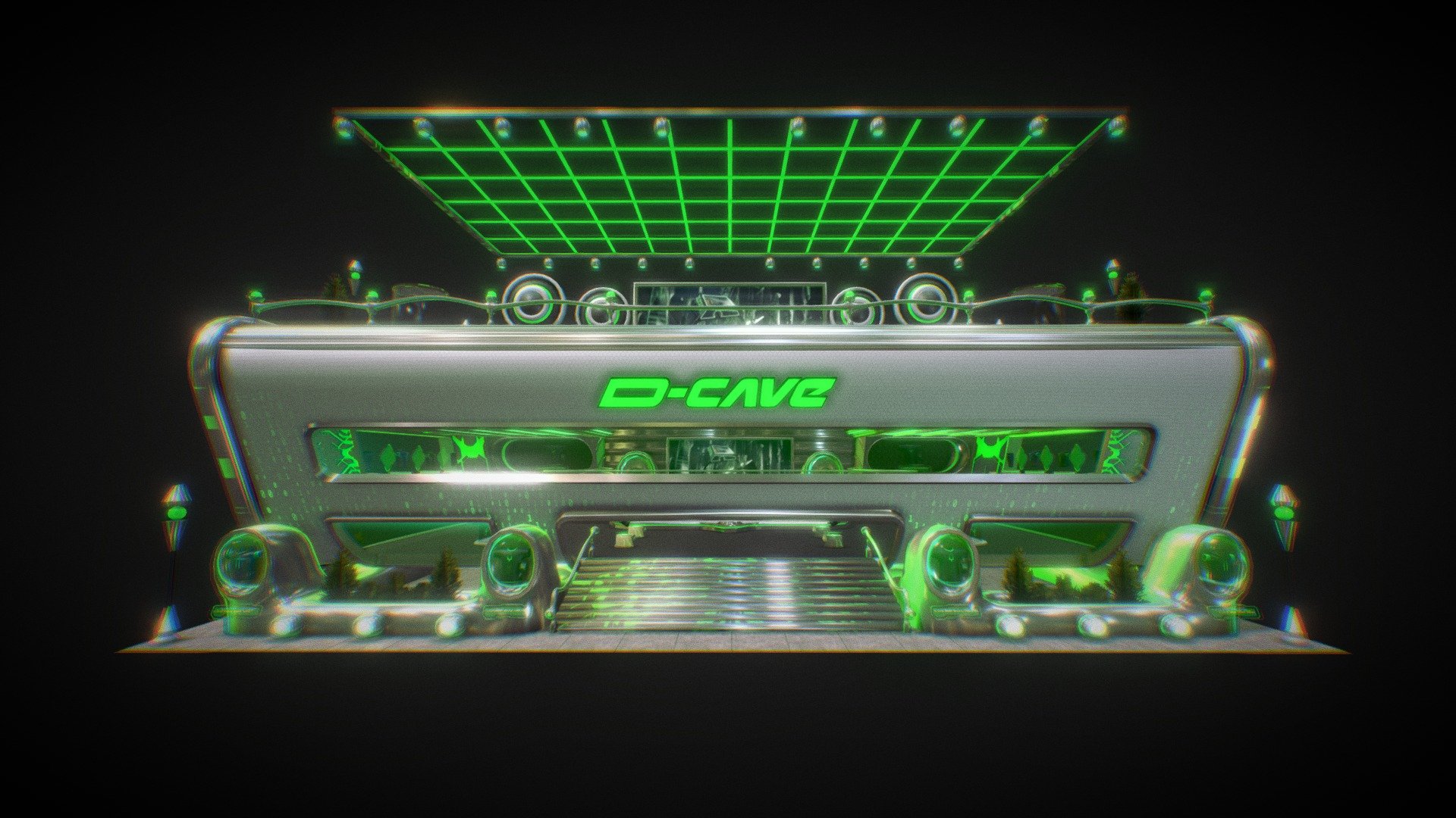 D-Cave Store 3d model