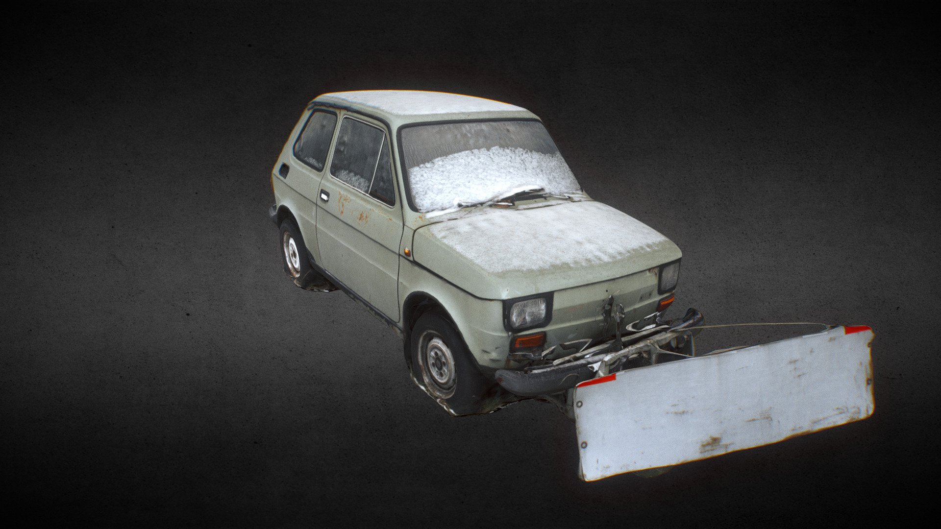 Fiat 126p "Maluch" 3d model